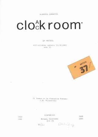 cloACk room, intervento di Alberto Zanazzo per Il bello e il brutto del tempo, a cura di Marco Senaldi, 12 febbraio 1992