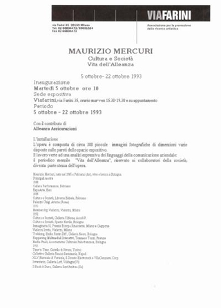 Maurizio Mercuri, il comunicato