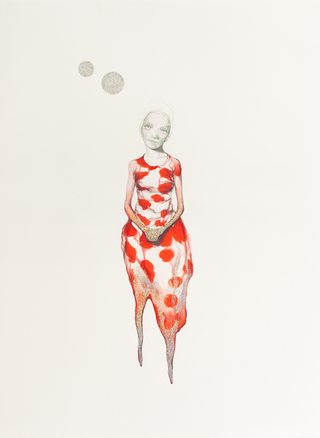Margherita Manzelli, Il vascello fantasma, Untitled, 2014
graphite, glitter and pastel on paper
77.2 × 56 cm