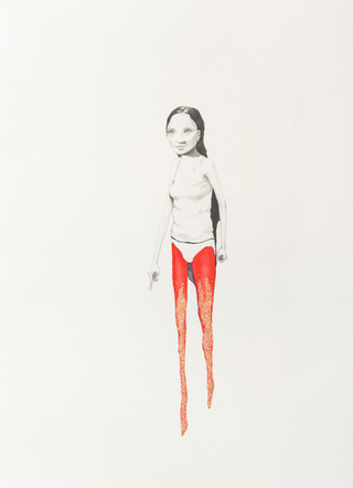 Margherita Manzelli, Il vascello fantasma, Untitled, 2014
graphite, glitter and pastel on paper
77.2 × 56 cm