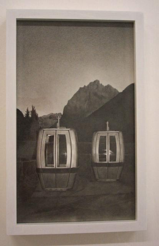Collezione 2000 - 2010, Sergio Breviario
Vecchi teletrasportatori fuori uso TTM project, 2005
matita su lucido
25 × 43 cm