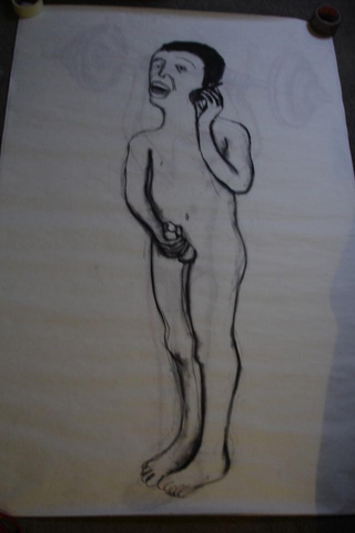 Collezione 2000 - 2010, Lorenzo Scotto di Luzio
Senza titolo, 2001
carboncino su carta
150 × 100 cm