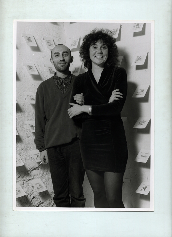 People | Artists, Alessandro Pessoli e Patrizia, 1992