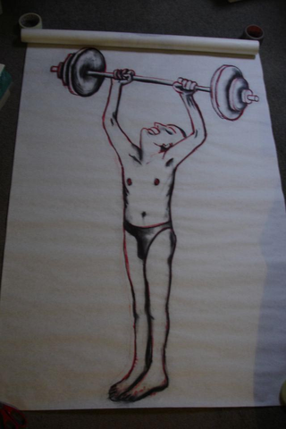 Collezione 2000 - 2010, Lorenzo Scotto di Luzio
Senza titolo, 2001
carboncino su carta
150 × 100 cm