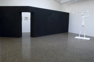 Valentin Carron, Luisant de sueur et de briantine, Exhibition view at Centre culturel Suisse, Paris, 2008.