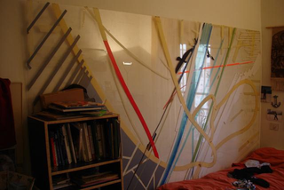 Collezione 2000 - 2010, Nic Hess
Senza titolo, 2003
plexiglass, fotocopie su lucido, carta adesiva