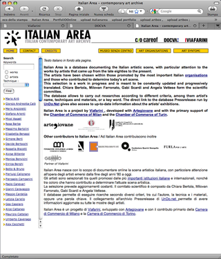 La Storia dell'Archivio - 3 - Italian Area, Italian Area