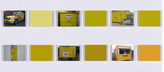 Collezione 2000 - 2010, Fedrico Maddalozzo
Senza titolo (Gialli), 2003
fotografia e smalto su alluminio