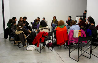 Workshop per giovani artisti "Wherever We Go - Ovunque andiamo", Workshop con Maja Bajevic.