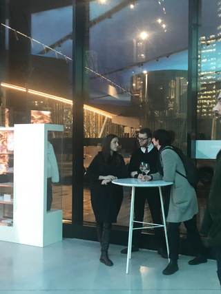 People | Family, Giulio Verago all'inaugurazione di STATO SOTTILE, mostra personale di Matilde Sambo, al Volvo Studio Milano, 2019