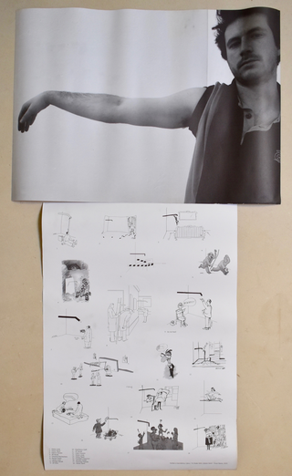 Collezione 2000 - 2010, Pavel Sterec
Senza titolo, 2010
poster in stampa tipografica,
100 x 60 cm,

+ scultura in ferro
20 x 10 x 67 cm