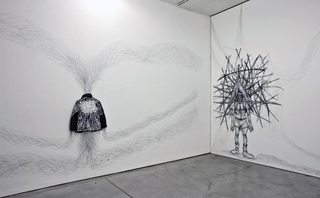 Kim Jones, residenza, mostra e workshop, Veduta dell’installazione