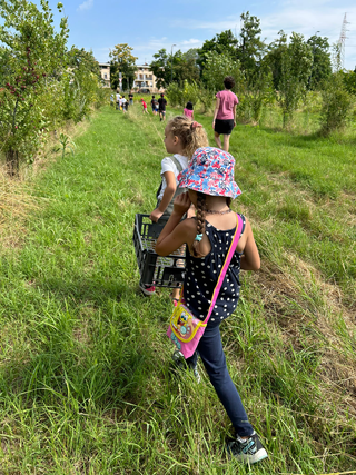 Campus Itinerari Corvetto summer 2023, Visit at Cascina Nocetum