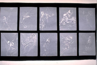 Stefano Arienti, Tiepolo, 1992
Silicon drawings on tissue paper
90 x 160 cm