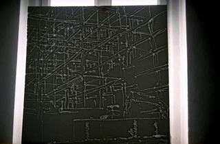 Stefano Arienti, Senza titolo, 1992
(Polystyrene)
17 elementi da 100 x 100 cm ciascuno