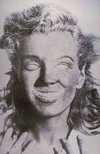 Stefano Arienti, Senza titolo (Marilyn), 1993
(Untitled (Marilyn))
Partially erased poster
100 x 80 cm
Galerie Analix, Genève