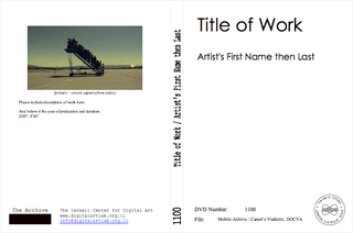 The Mobile Archive, Video cover template