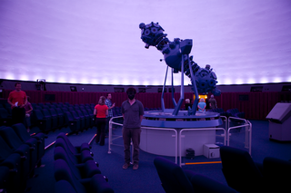 Memories and Encounters. Xabier Salaberria, Dragana Sapanjoš, Pavel Sterec, Eclipse, 2009. Performance in a planetarium