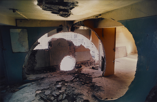 Gordon Matta Clark, Video screening, Conical Intersect, 1975