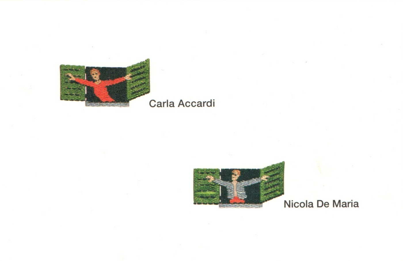 Carla Accardi, Nicola De Maria, Finestre