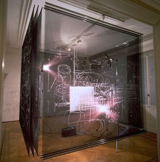 Massimo Kaufmann, Ubi consistam, 1990
silicone su toulle
330 x 330 x 330 cm
Studio Guenzani, Milano