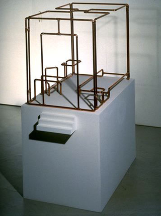 Massimo Kaufmann, Cella n.1, 1997
rame con basamento in MDF
62 x 84 x 120 cm
Galleria Gian Ferrari ARte Contemporanea, Milano