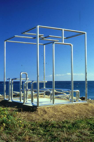 Massimo Kaufmann, Cella osservatorio di stella, 1998
acciao
200 x 300 x 250
Museo Su Logu De S'Iscultura, Tortolì (NU)