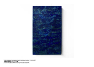 Collezione Ferrari 2010 - 2021, Laura Santamaria
Tutti i pianeti influenzano la loro rivoluzione nello stesso senso #2, 2017
pittura, pigmenti su legno, gomma lacca decerata su legno
70 x 30 x 3,5 cm