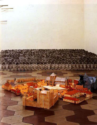 Liliana Moro, Abbassamento, 1992
(Lowering)
Dolls and paper constructions
Spazio di Via Lazzaro Palazzi, Milano
Foto: Roberto Marossi