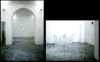 Liliana Moro, [Mostra personale], 2001
Baby-bed made from melted crystal, broken glass floor and opening in the wall
misura ambiente; lettino 88 x 132 x 68 cm
Galleria Emi Fontana, Milano
Courtesy: Galleria Emi Fontana, Milano 
