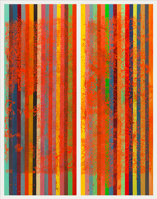 Massimo Kaufmann, Stripes, 2009
olio su tela
250 x 200 cm