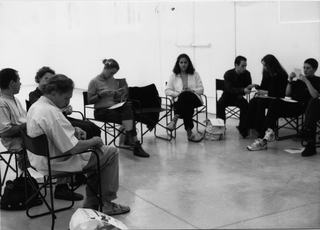 Jimmie Durham, Il gruppo di partecipanti al workshop a Viafarini, 1997
