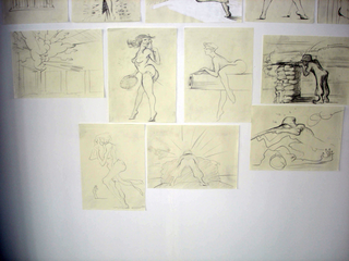 Alexej Koschkarow, Checkpoint Charlie, Checkpoint Charly (after Carribean Crises), 2009
Calendar Sheets, drawings