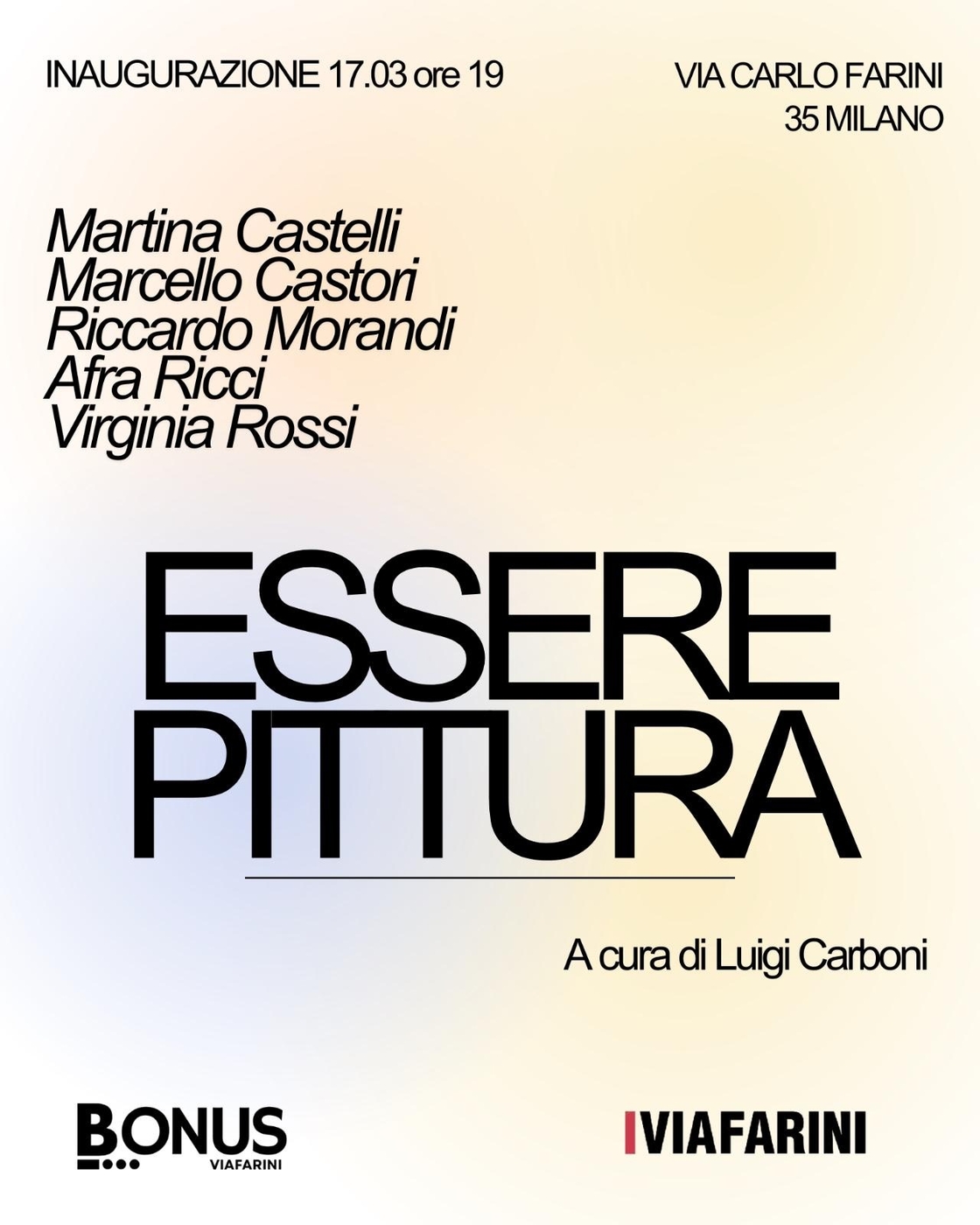 Bonus: Essere Pittura