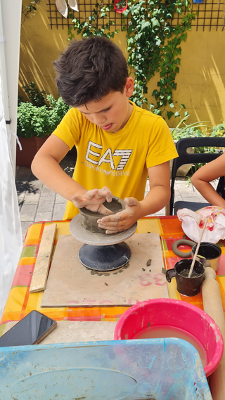 Campus Itinerari Corvetto summer 2023, Pottery workshop with TerraCò