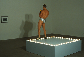 Matheus Chiaratti, Fortuna Balnearis, Felix Gonzales Torres, "Untitled" (Go-Go Dancing Platform), 1991