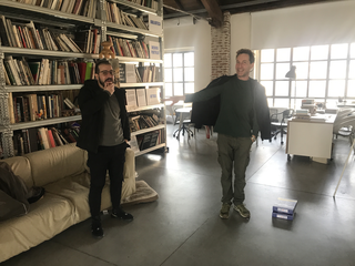 Coworking Lotto 15, Il fotografo Massimiliano Monnecchi e l'artista Giuseppe Buzzotta