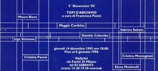 Invito Topi d'Archivio, a cura di Francesca Pasini