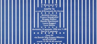 Invito Mappe '96, a cura di Emanuela De Cecco