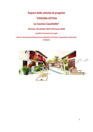 Report Cascina Attiva secondo anno per Fondazione Cariplo, 2018