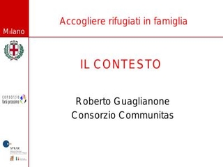 Accogliere i rifugiati in famiglia