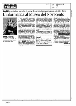 Rassegna stampa