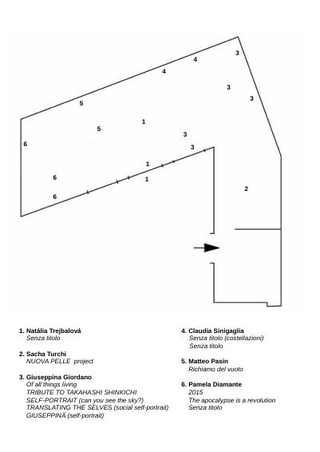 Mappa dell'allestimento