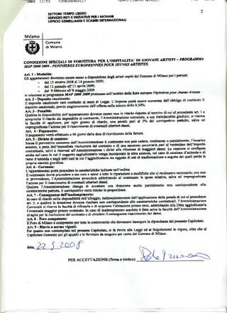 VIR agreement with Milan City Council (2008)