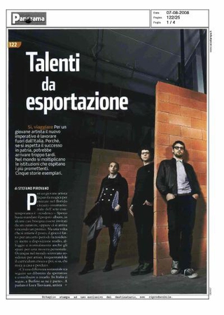 Article by Stefano Pirovano, Panorama (2008)