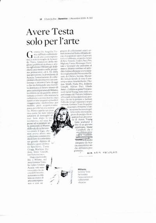 Article by Ada Masoero, Il Sole 24 Ore (2009)