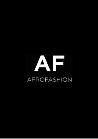 Presentazione del progetto: "Afro Pop Up Shop" , 2018