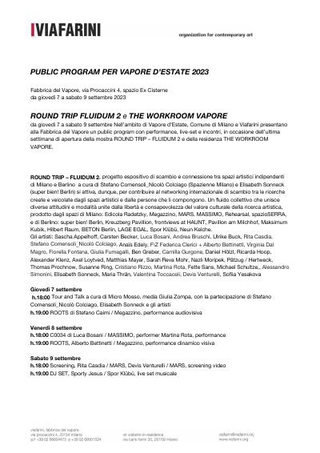 Comunicato stampa Public Program