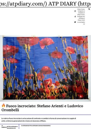 Fuoco Incrociato Stefano Arienti e Ludovico Orombelli