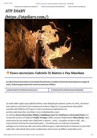 Fuoco Incrociato Gabriele Di Matteo e Pau Masclans